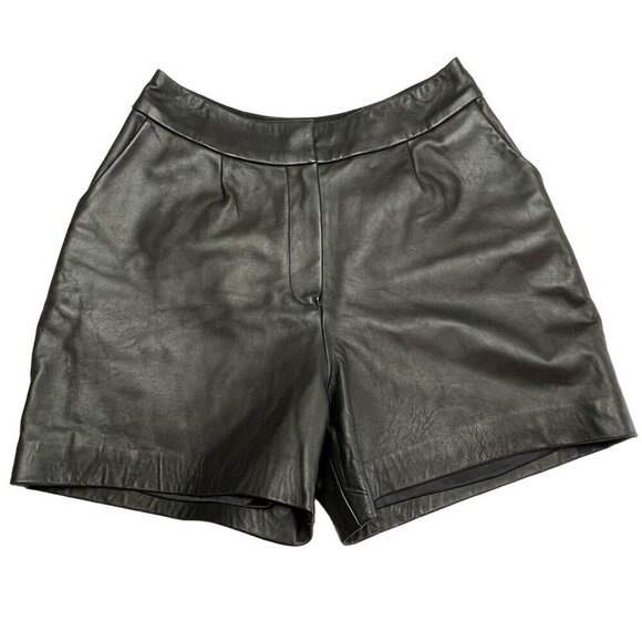 Alison Guimard Hand Made High‎ Waisted Shorts Black Small (No Size Tag) - Picture 1 of 8